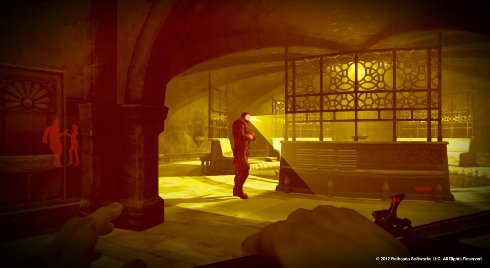 Dark Vision lets players see through walls to track the movement of guards
