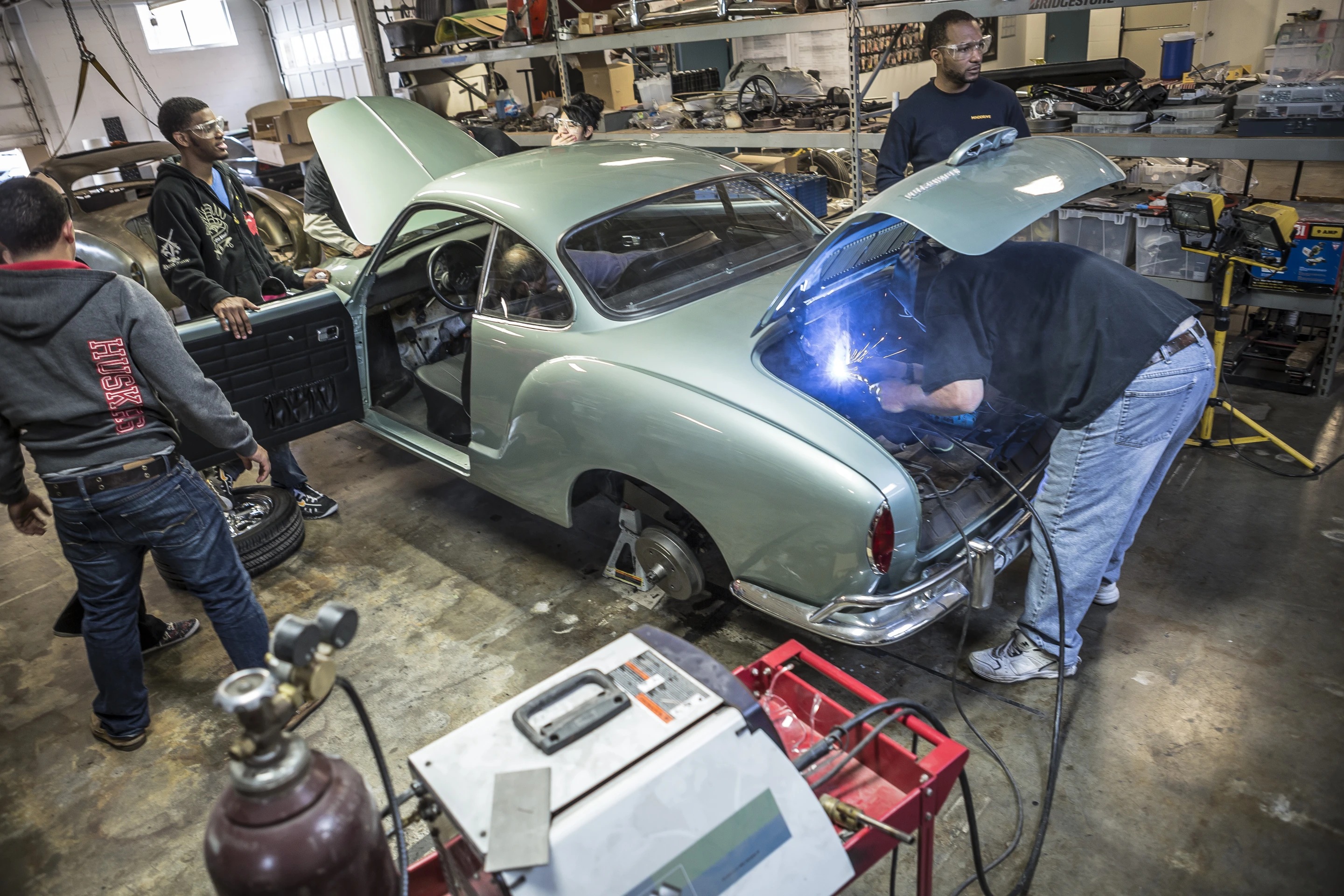 The non-profit educational program teaches the youngsters new skills