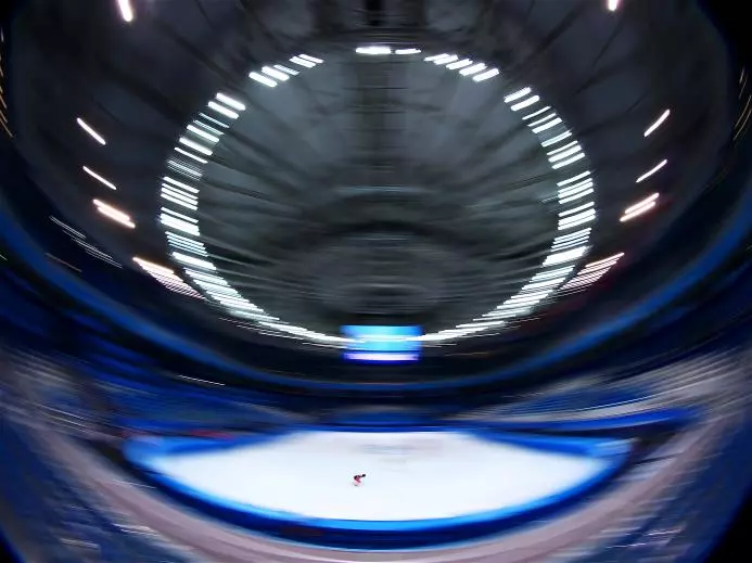 Interior of the Iceberg Skating Palace (image: Sochi 2014 Organizing Committee)