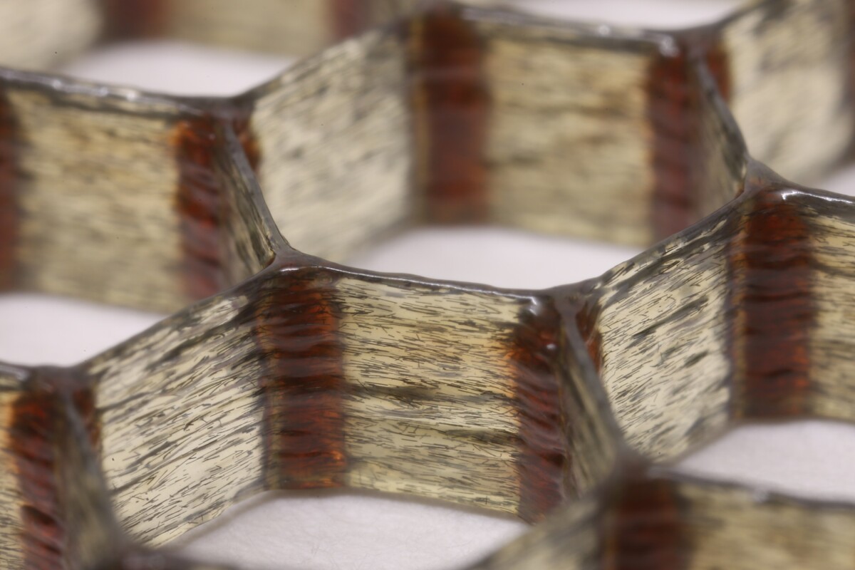 3Dprinted composite is lighter than wood and stiffer than concrete