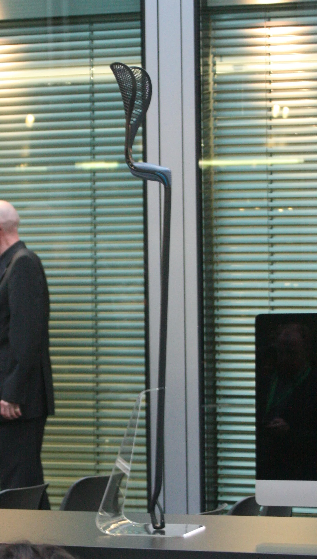 Young German designer Sebastian Reichel won first place in the Student category for his re-interpretation of the traditional walking stick