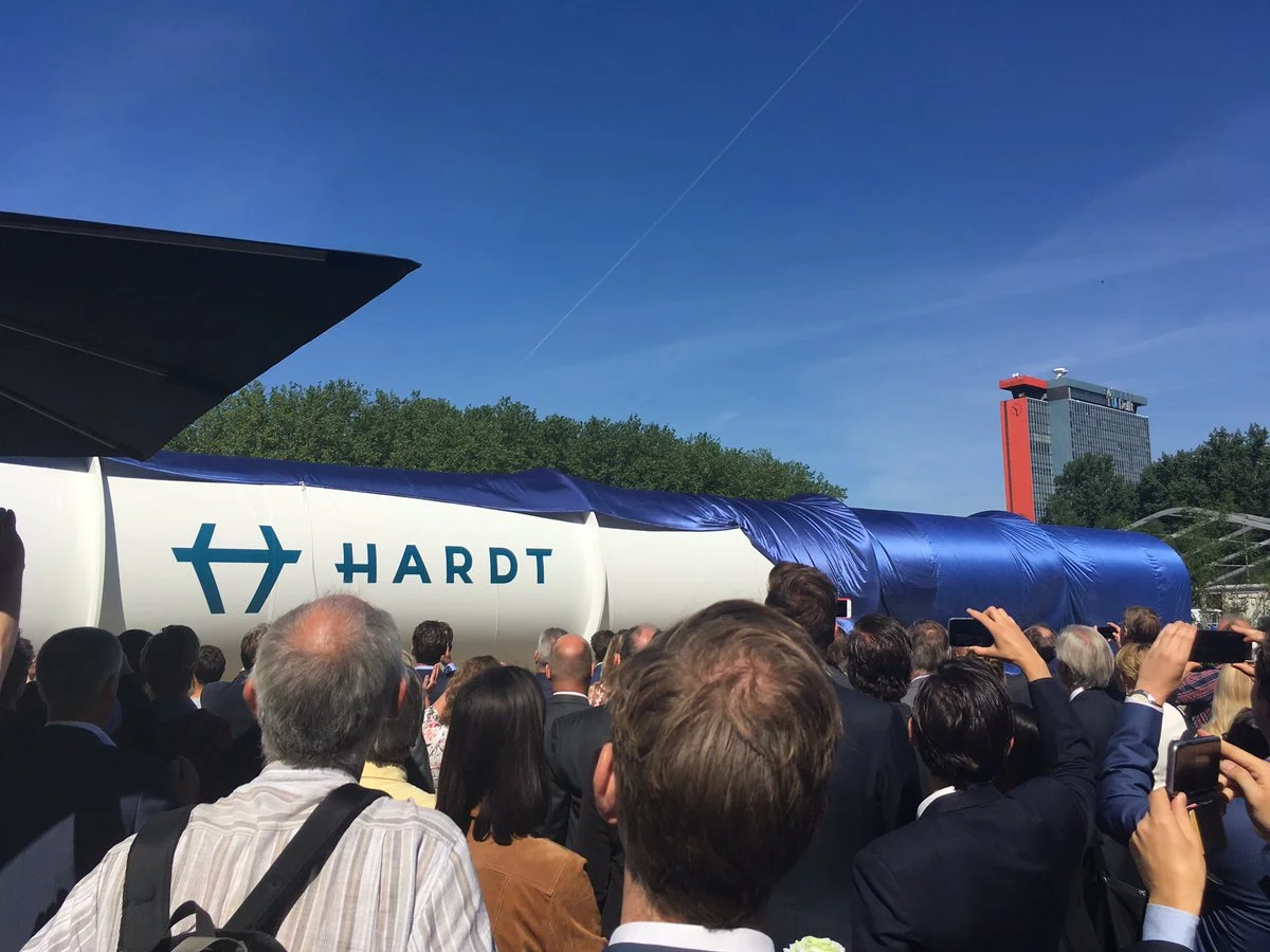 The Hyperloop test track has an external diameter of 3.2 meters (10.5 ft)