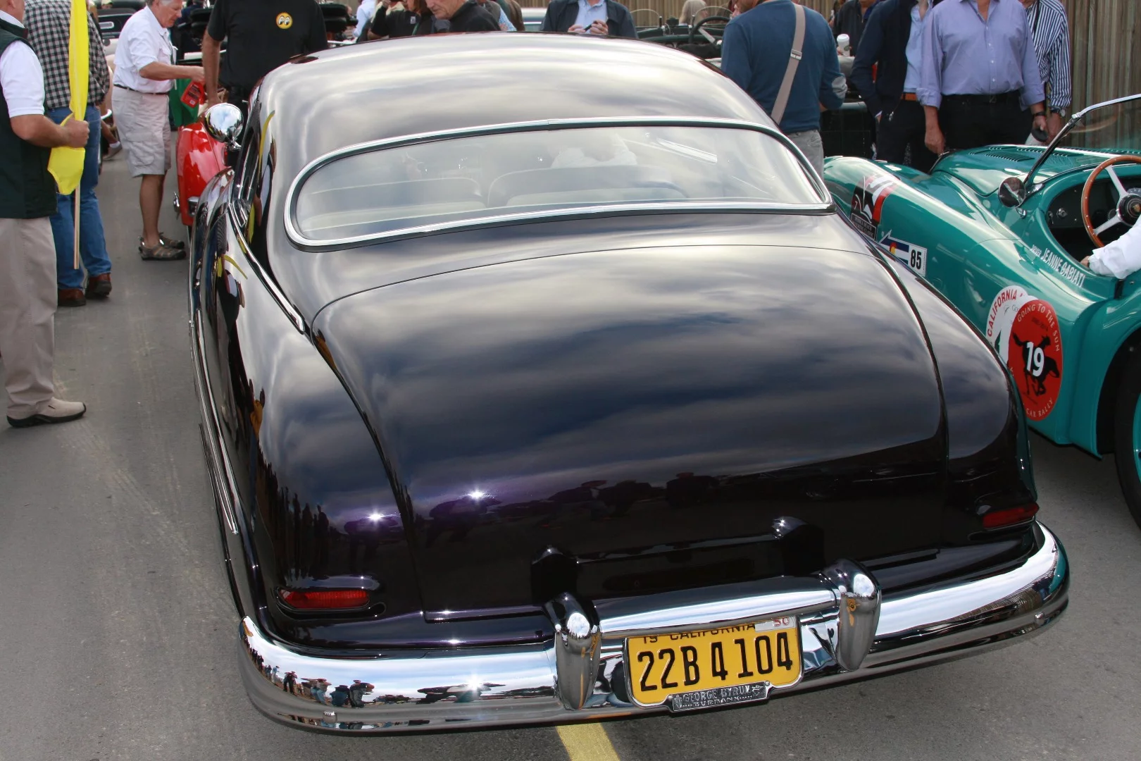 A chopped Mercury on Pebble Beach Concours d'Elegance Tour d"Elegance