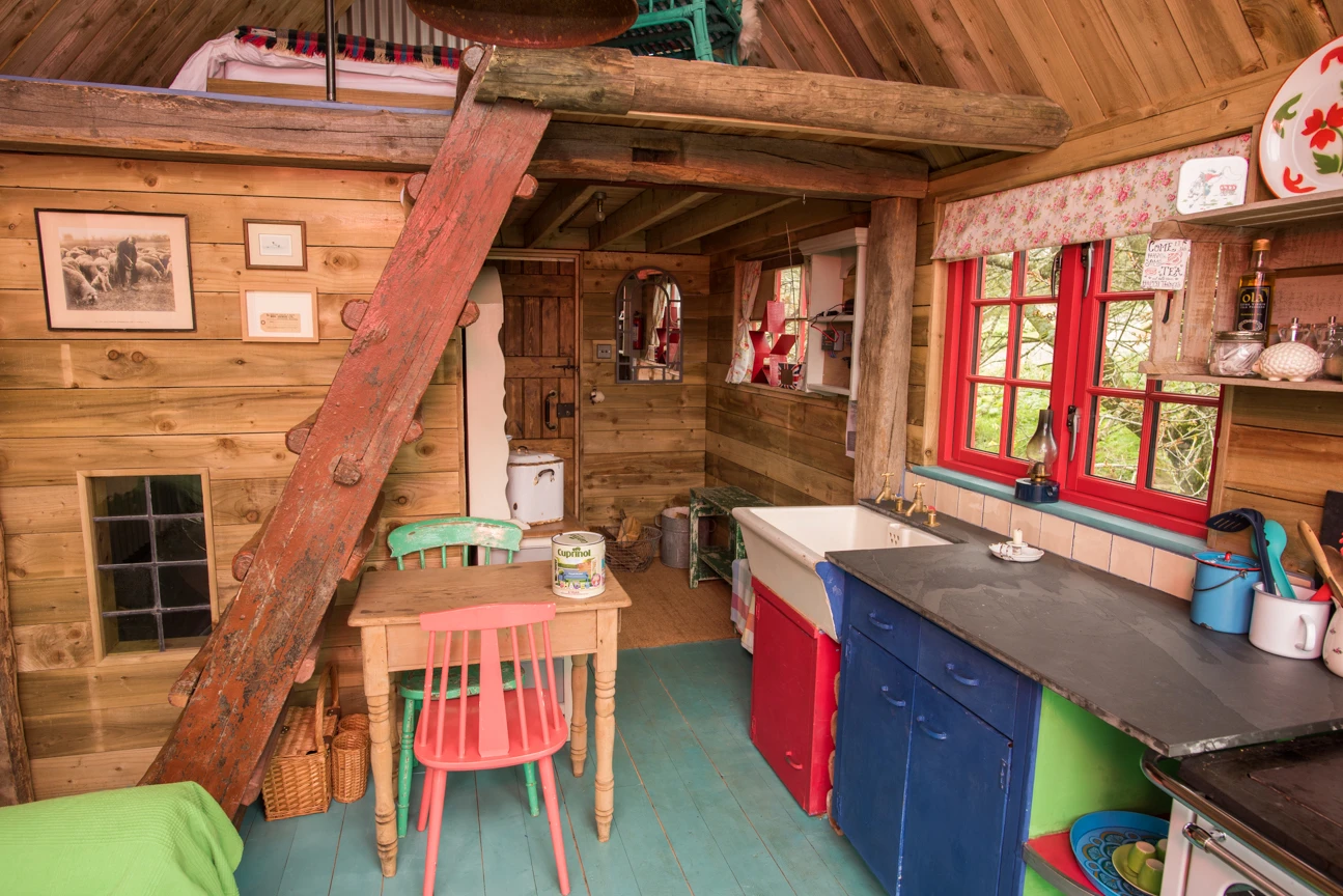 The Sheep Shed is designed to serve as a romantic couples' bolthole