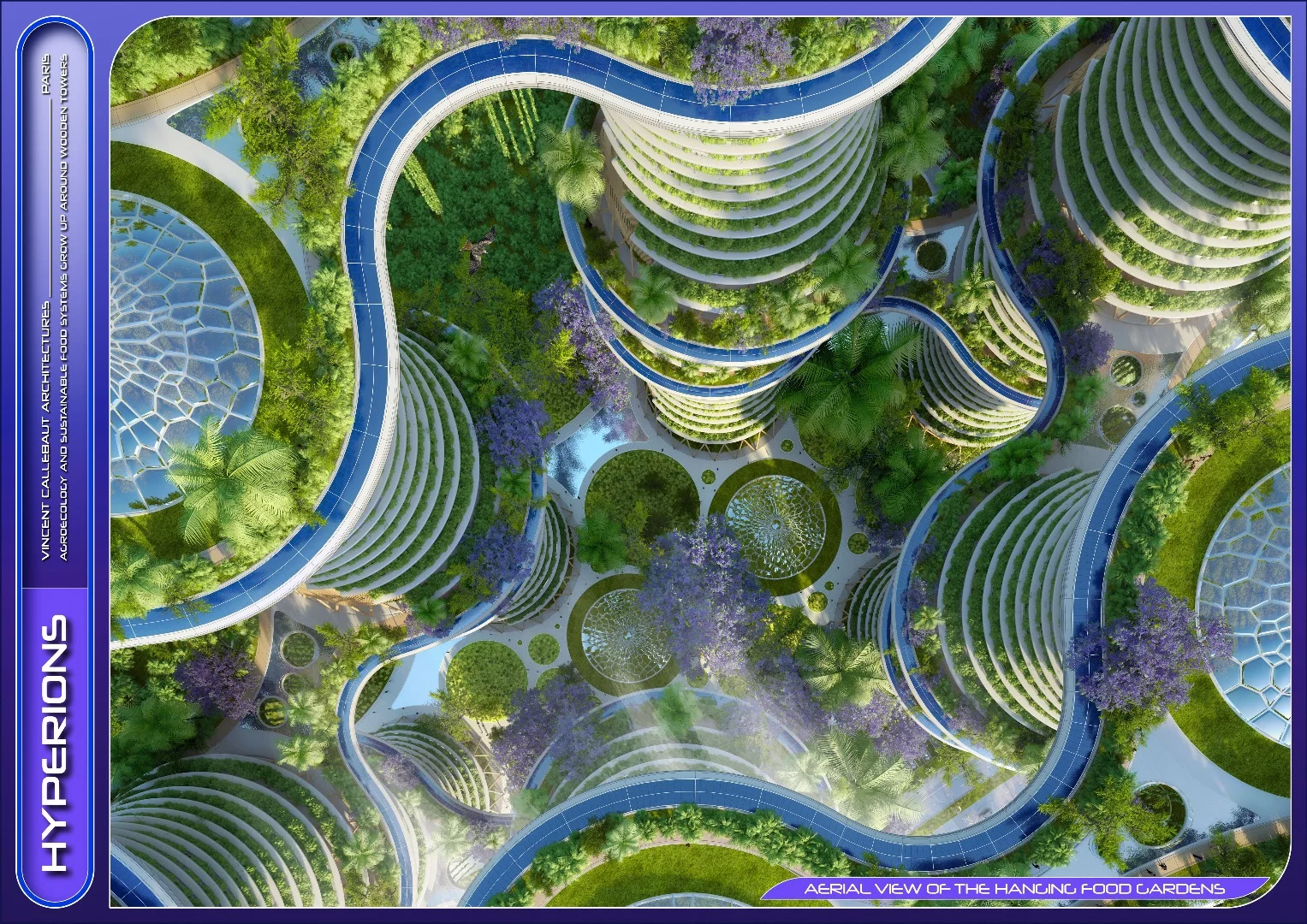 The architect says occupants will be able to grow vegetables, both on balconies and in specialized greenhouses
