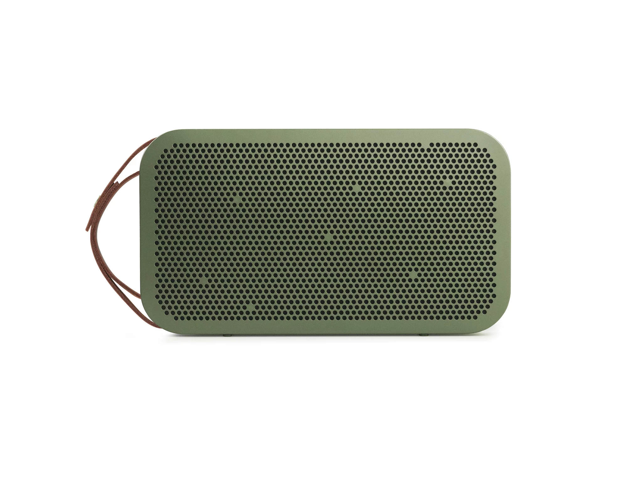 The BeoPlay A2, shown in green