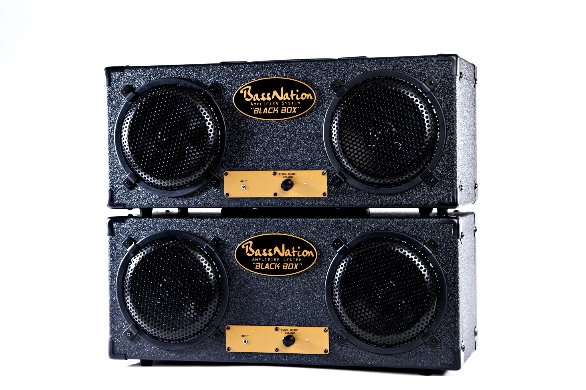 Multiple units can be stacked on top of each other for increased volume