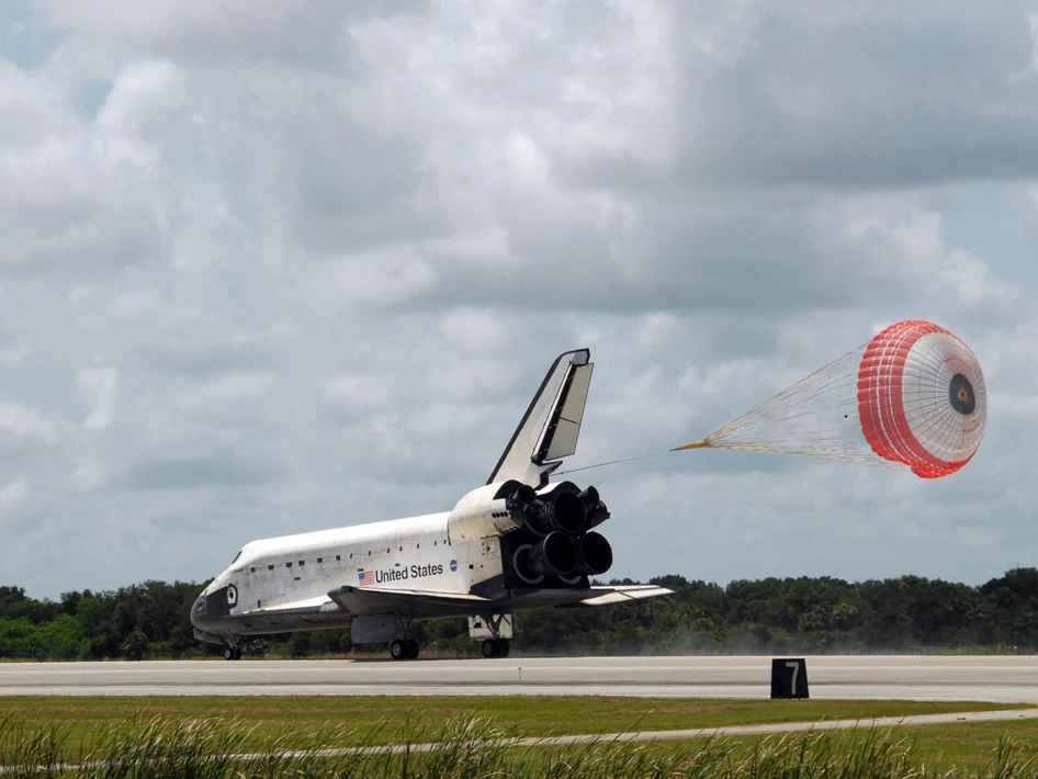 The Endeavour space shuttle (seen here in a previous mission) is currently on its final flight, and the second-last flight of the entire shuttle program (Photo: NASA)