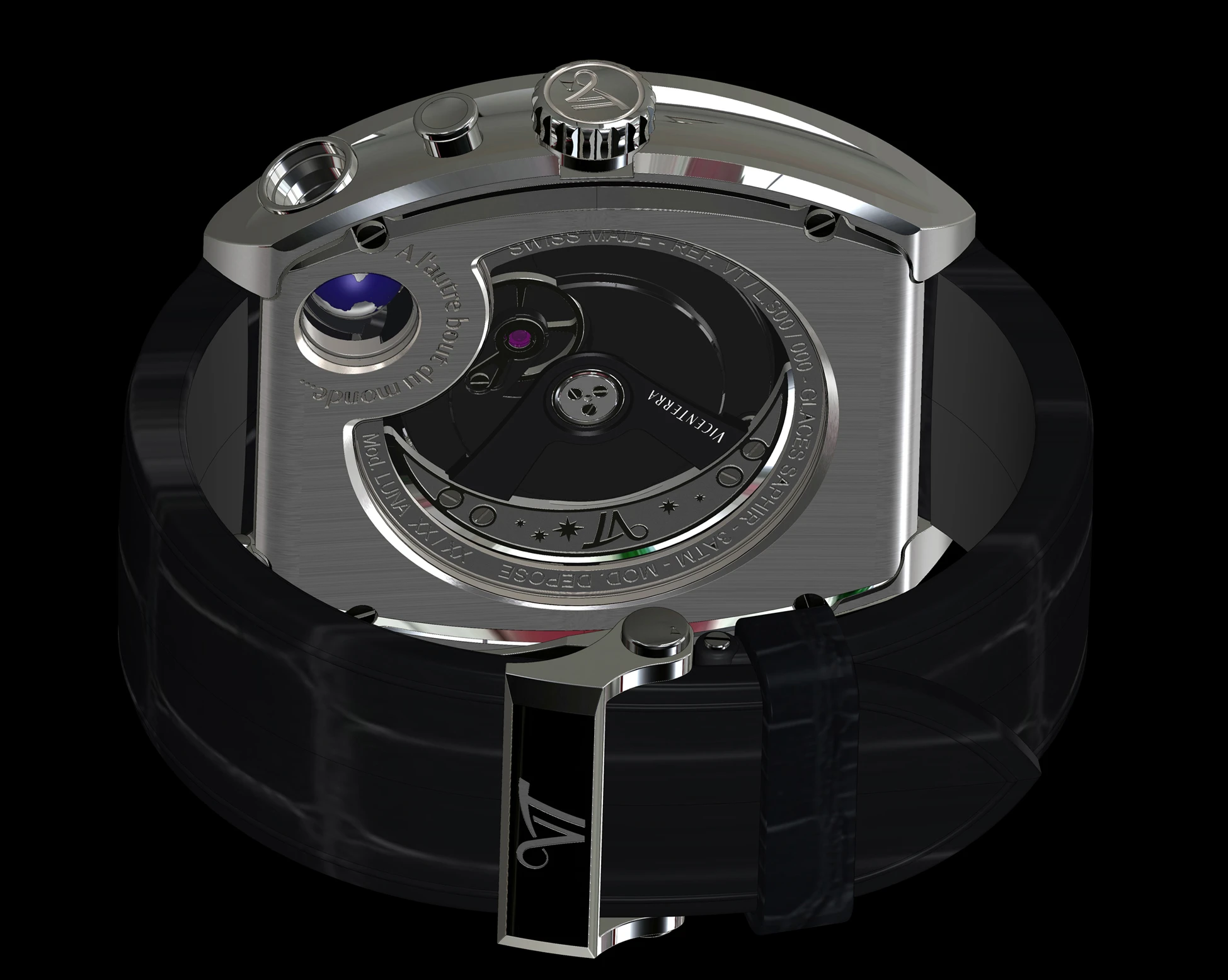 Reverse of the Vicenterra Luna volume 1, showing the movement
