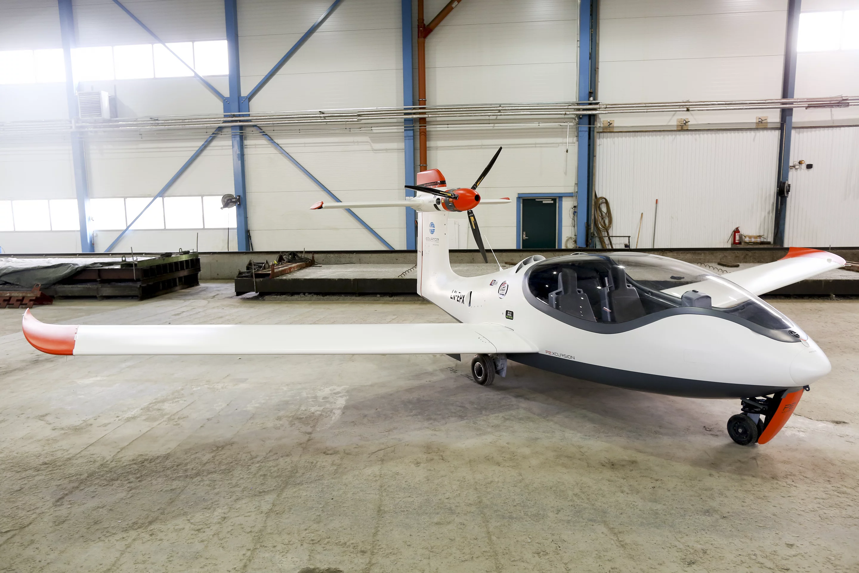 The P2 Xcursion has retractable undercarriage