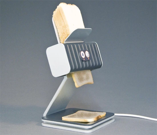Printing Your Toast design concept from Othmar Muhlebach is designed to toast bread one slice at a time