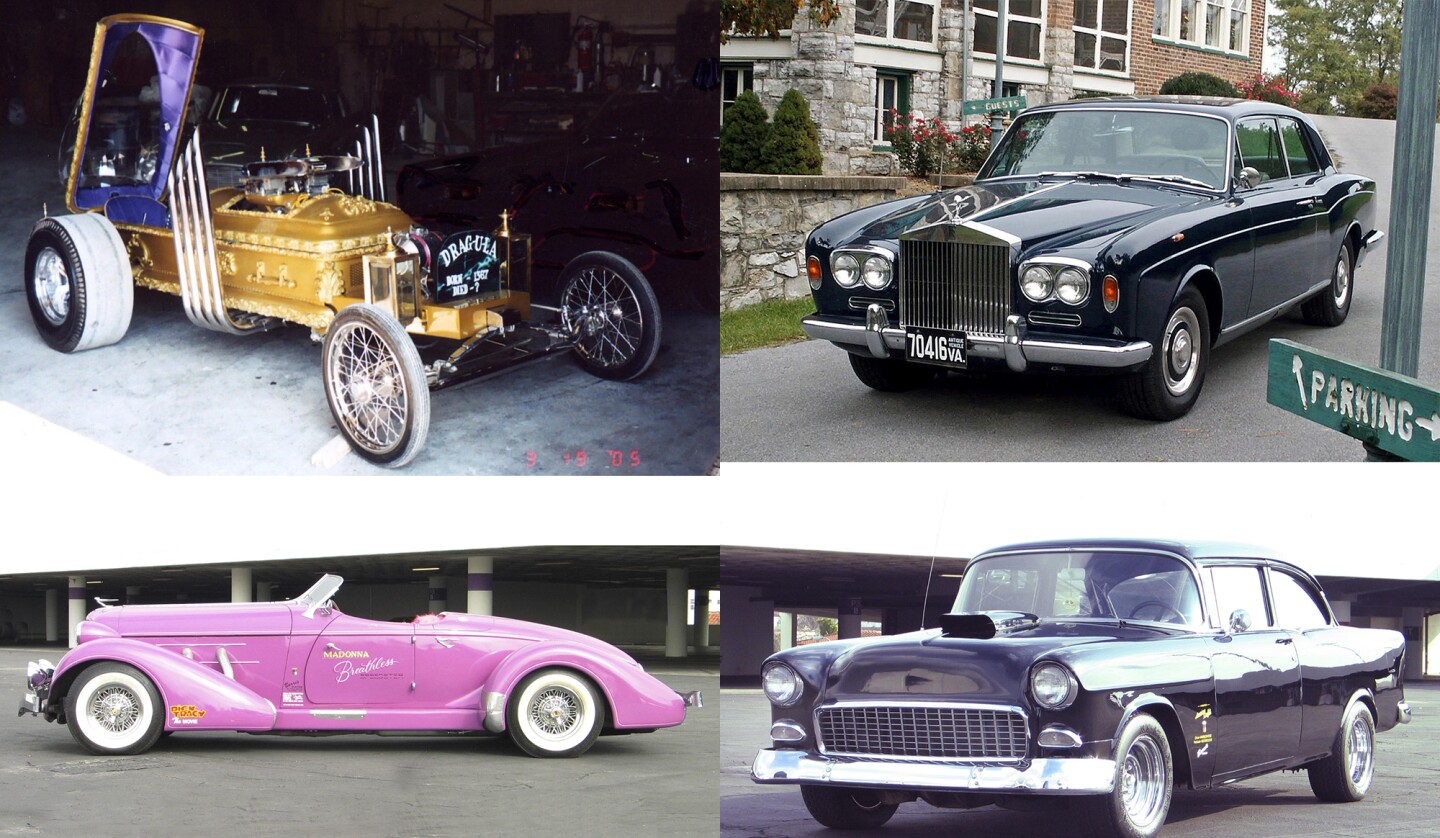 Some other recognisable cars which were "well bought" during 2005/2006 included a Drag-U-La replica from the 1964-1966 CBS TV series, The Munsters which fetched $51,750, Steve McQueen's 1967 Rolls-Royce Silver Shadow by Mulliner from The Thomas Crown Affair which sold for US$70,200, the 1955 Chevy driven by Harrison Ford in the nostalgic American Graffiti (1973) which sold for an astonishing $25,300, and the gorgeous 1969 Auburn Replica driven by Madonna in Dick Tracy which fetched $52,900.