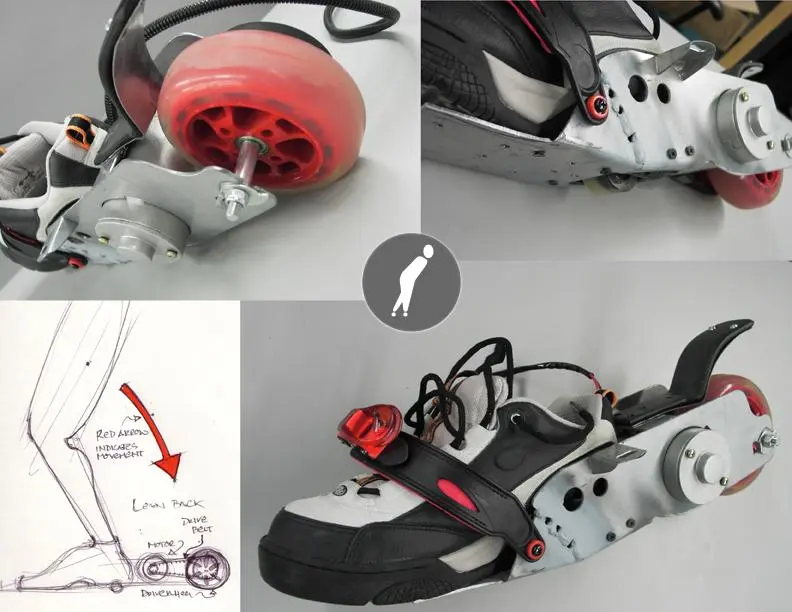 A rear-wheel propulsion prototype