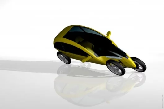 The TVA Gazelle tilting 4-wheeler concept