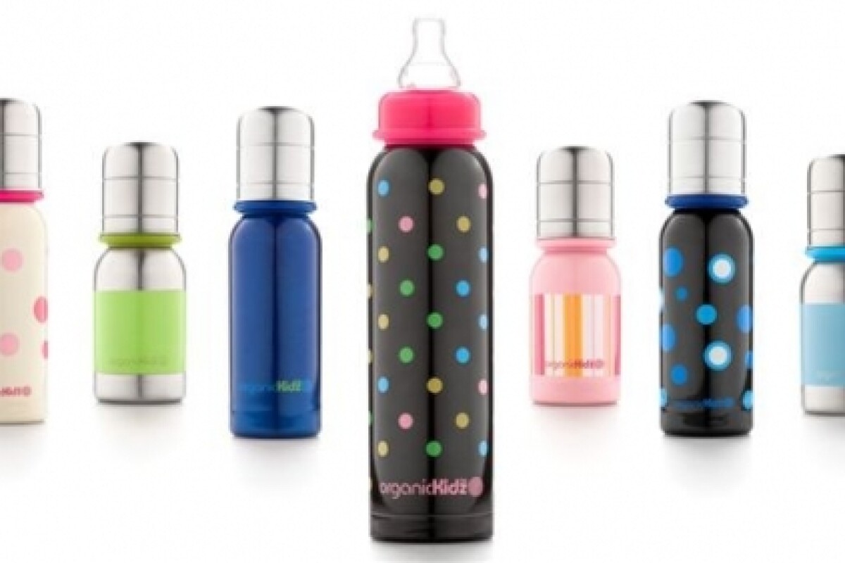 World's first stainless steel baby bottles – safe, strong and