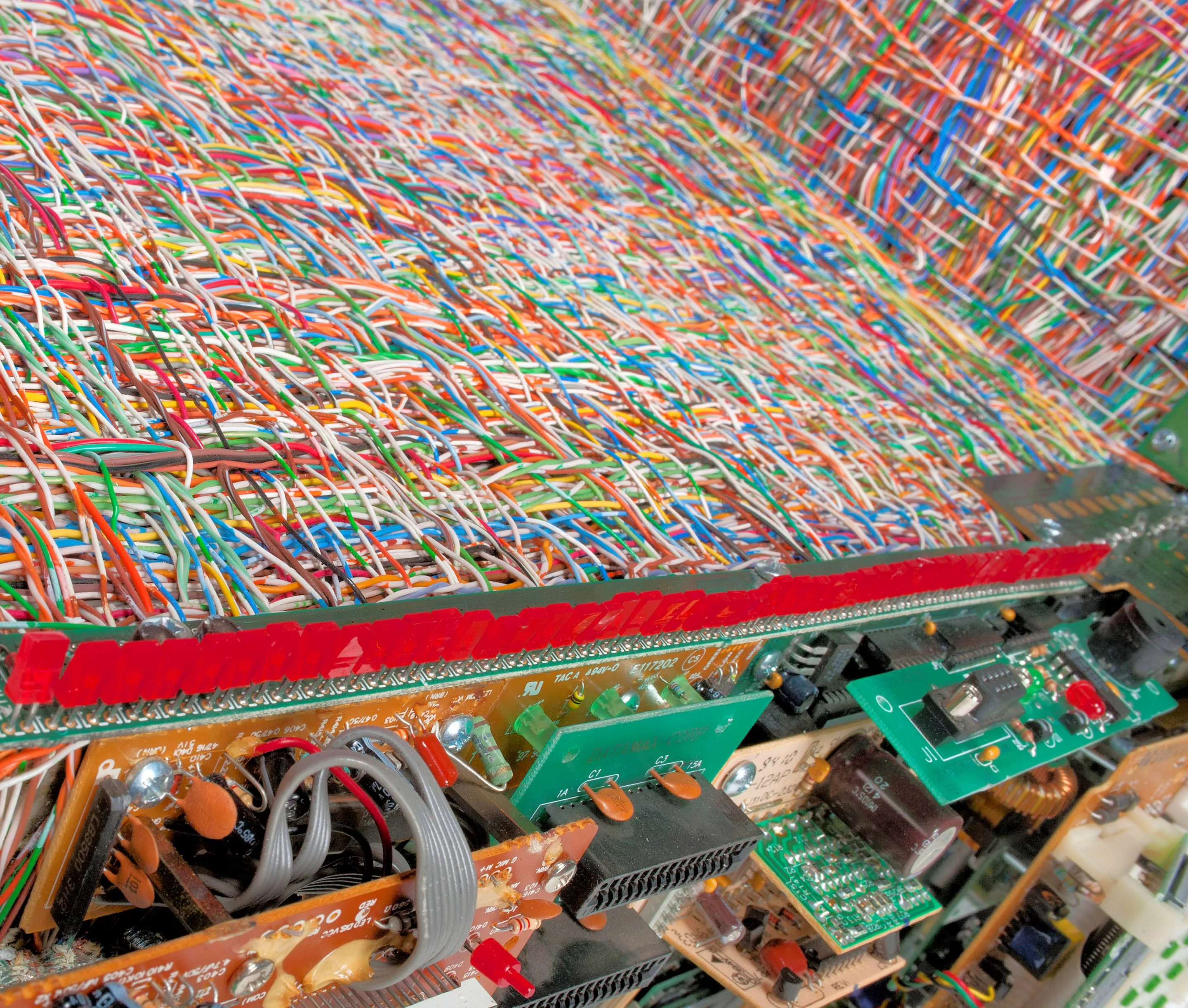 Woven cabling is the seat cushion for the BRC Binary Chair (Photo: BRC Designs)