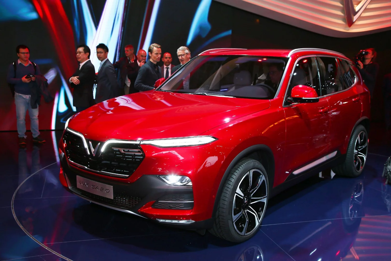 Vinfast didn't just launch with a sedan, it also revealed the LUX SA2.0 SUV