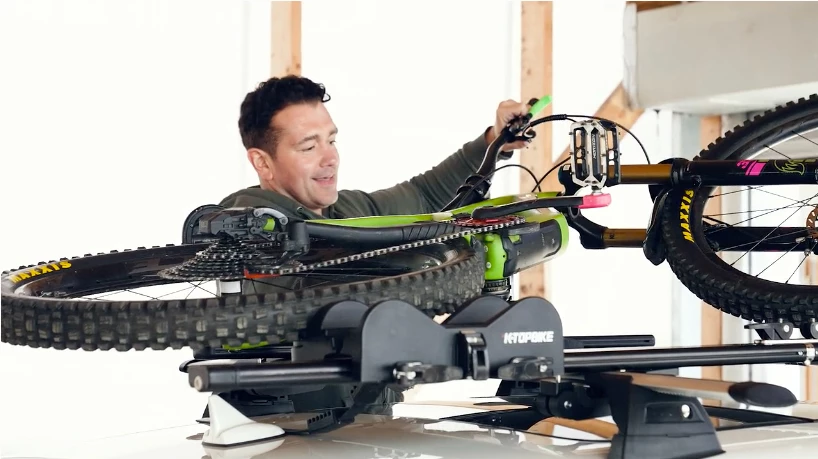 The KTOP Bike Rack is presently on Kickstarter