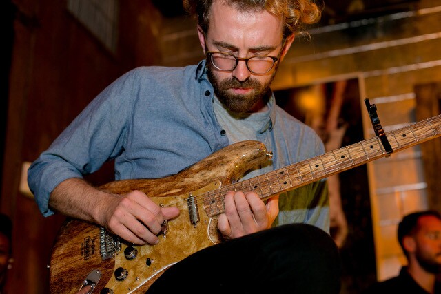 Jacob Tilley of the band Young The Giant playing the Agave Stratocaster