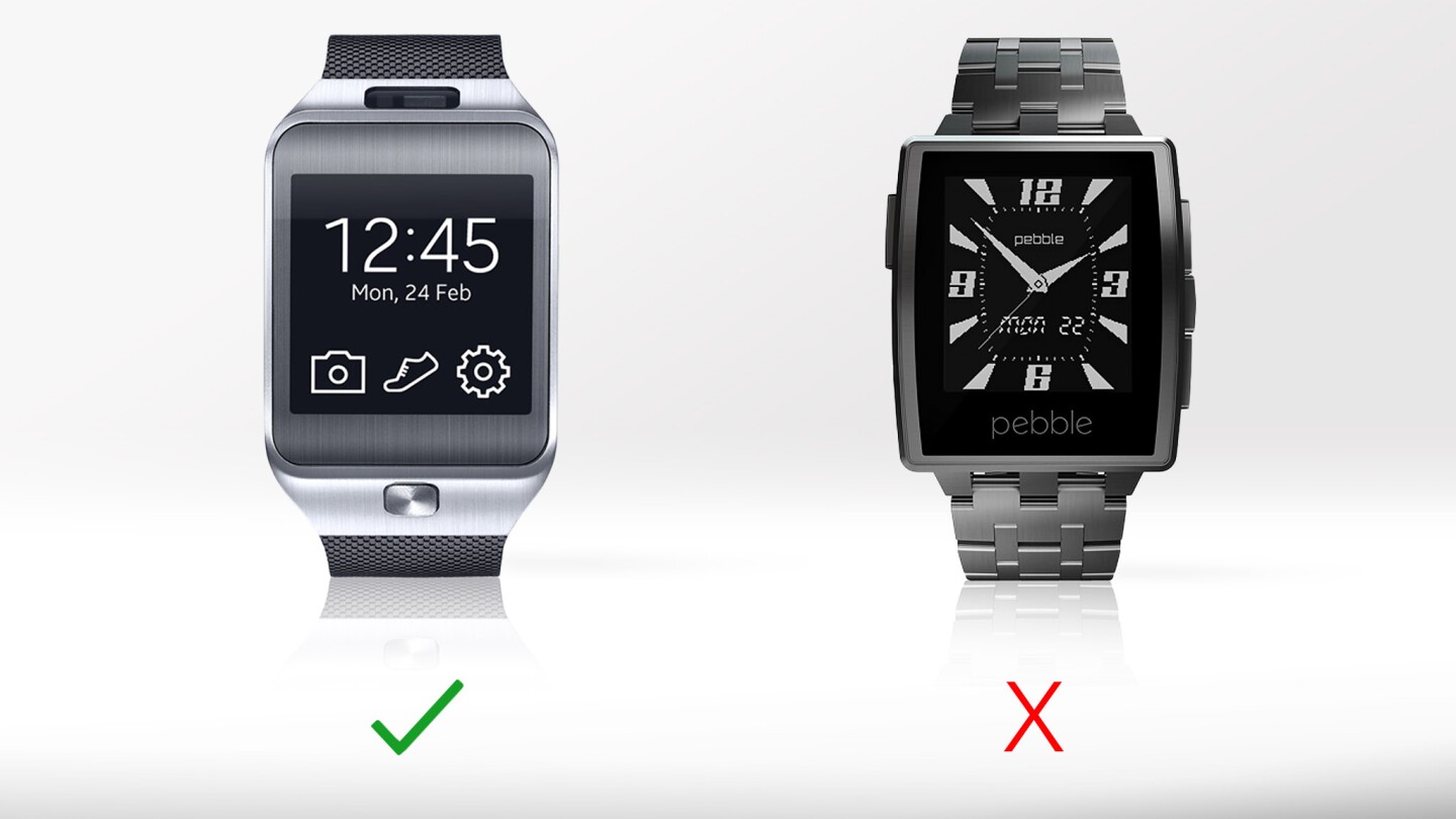 You can make actual phone calls on the Gear 2