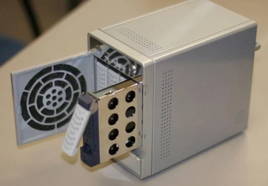 Mounting rails are provided with the NV