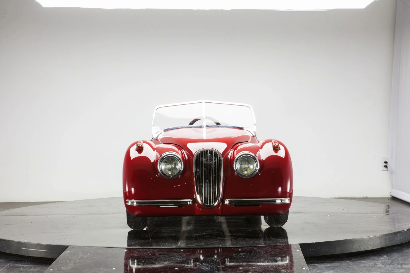 The ex-factory retail prices for the XK120 is £7,999, US$12,399 or €11,299 depending on the customer 's preferred currency, with shipping costs on top of that