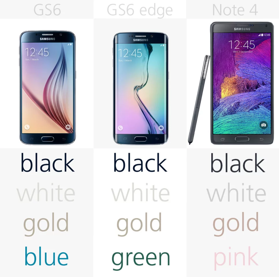 Color options