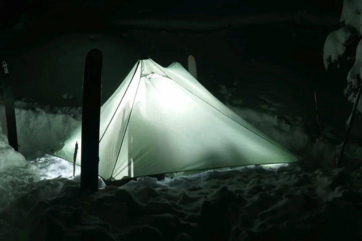 The Durston X-Mid 2 finds some use for multi-day ski touring
