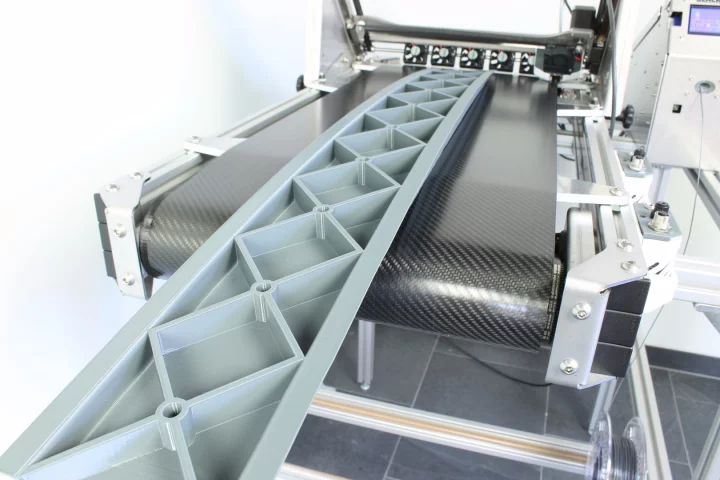 The BlackBelt 3D printer allows for really long objects to be printed in one go