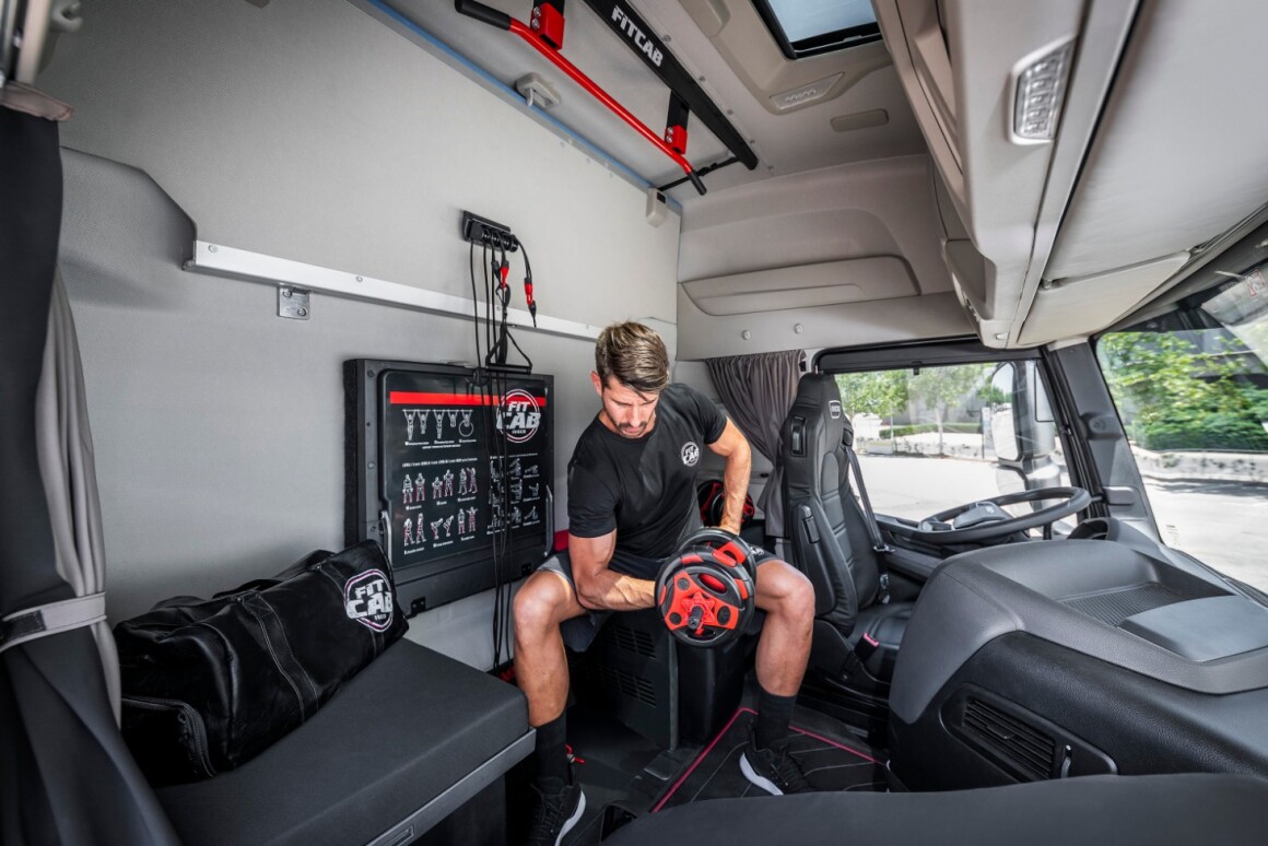 Iveco s Fitness focused Truck Cabin Is More Like A Gym On Wheels iveco-s-fitness-focused-truck-cabin-is-more-like-a-gym-on-wheels