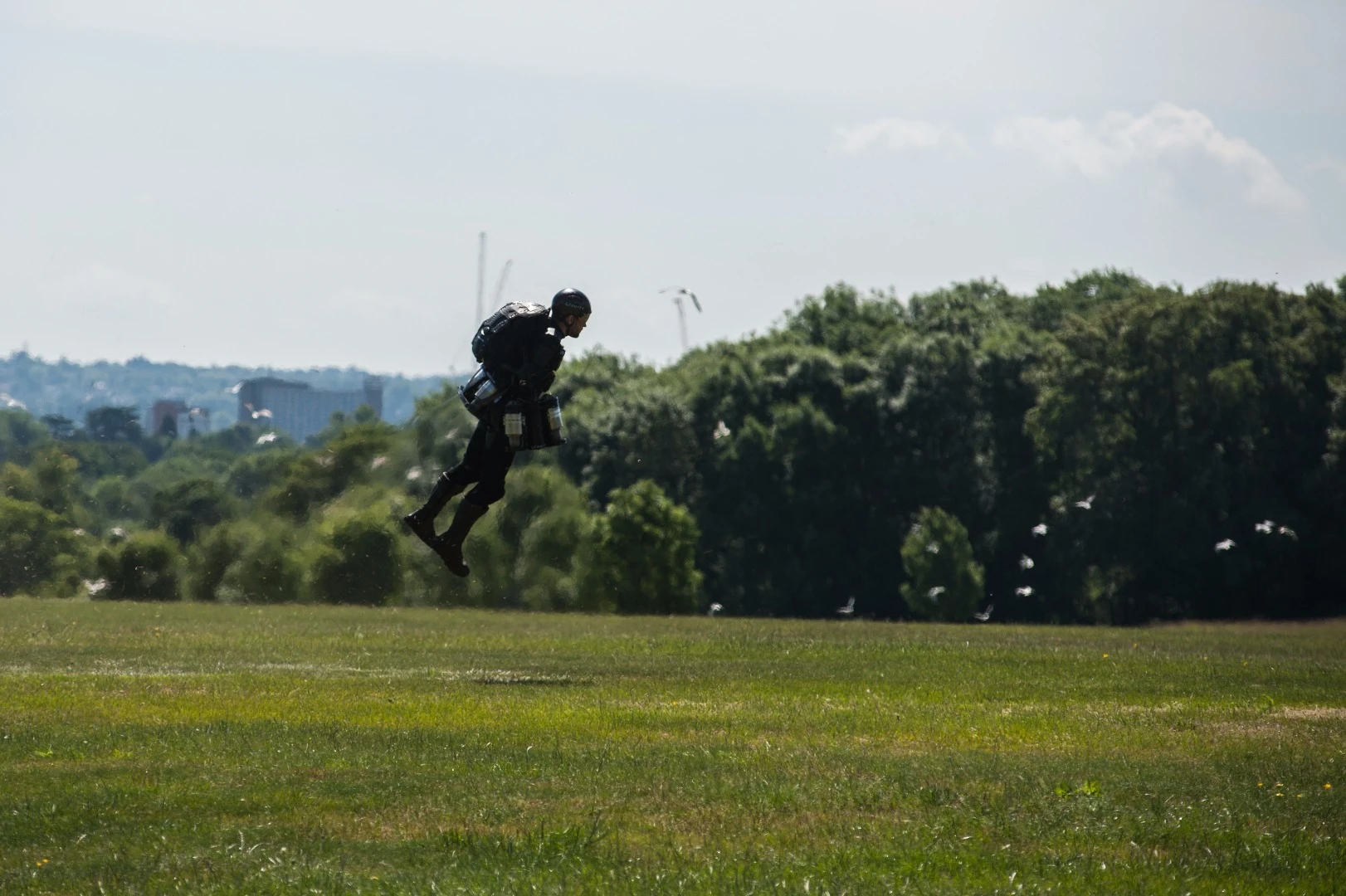The Daedalus suit takes incredible upper body strength and endurance to control