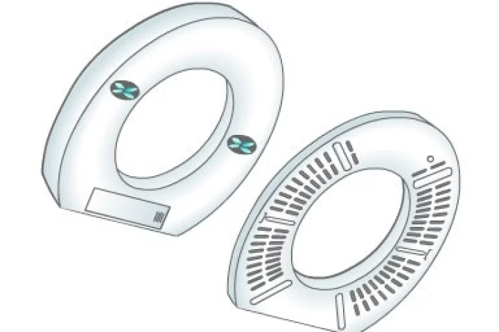The two sections of the "Breezy Seat"