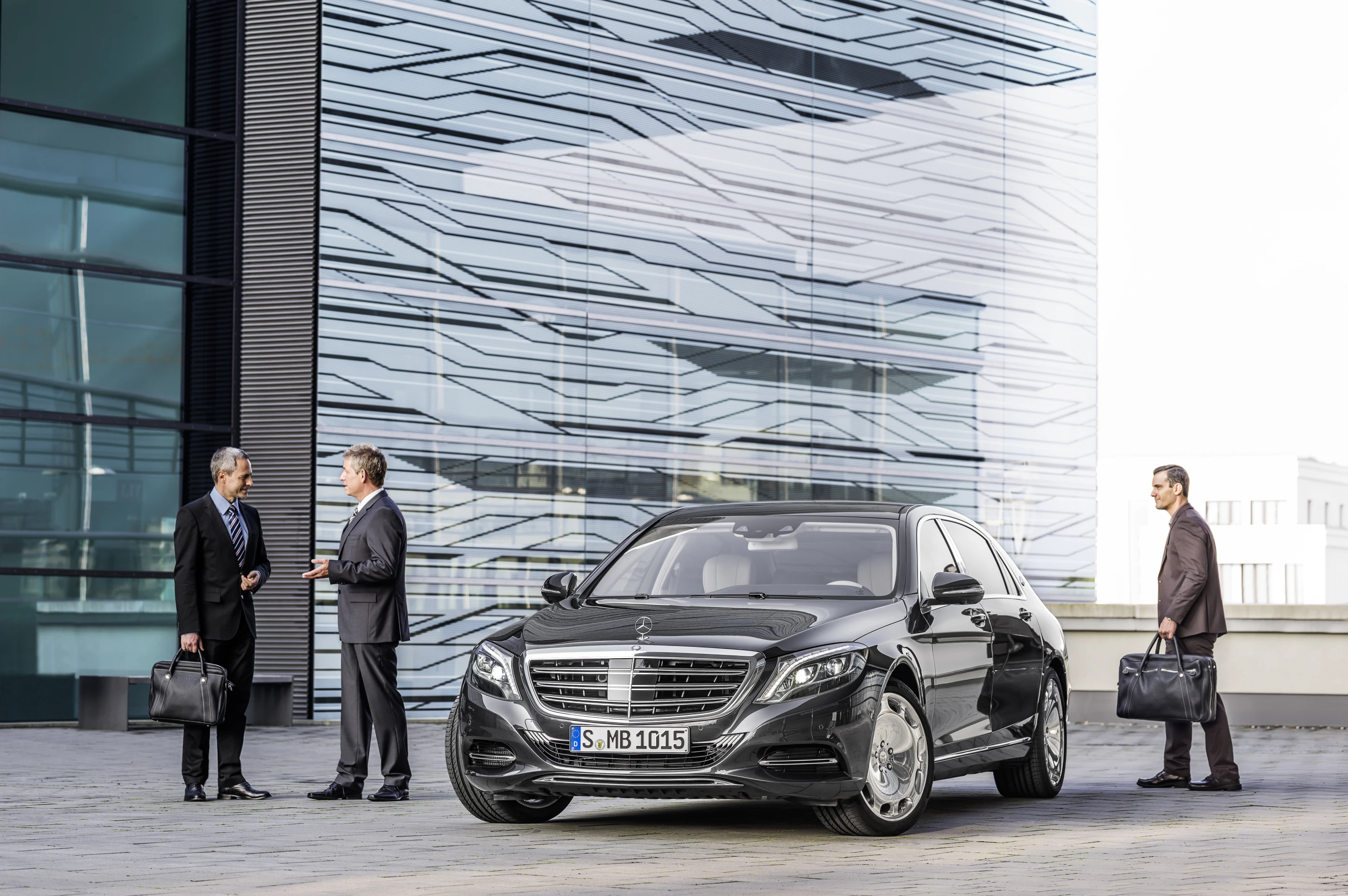 The Mercedes-Maybach S-class has a top speed of 250 km/h (155 mph)