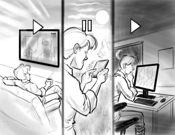 A series of software upgrades would allow media to be streamed to any smart device from the Xbox, so a user could start playing a game or movie on a TV, move it to a tablet or phone, and then continue playing