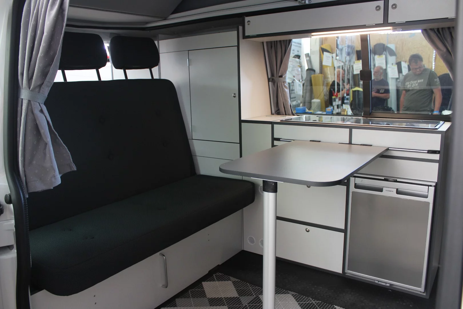 We decided the Summermobil's interior was a bit too plain and simple to include in our VW campers of the show list, but it's an affordable package - €44,191, as listed at the show