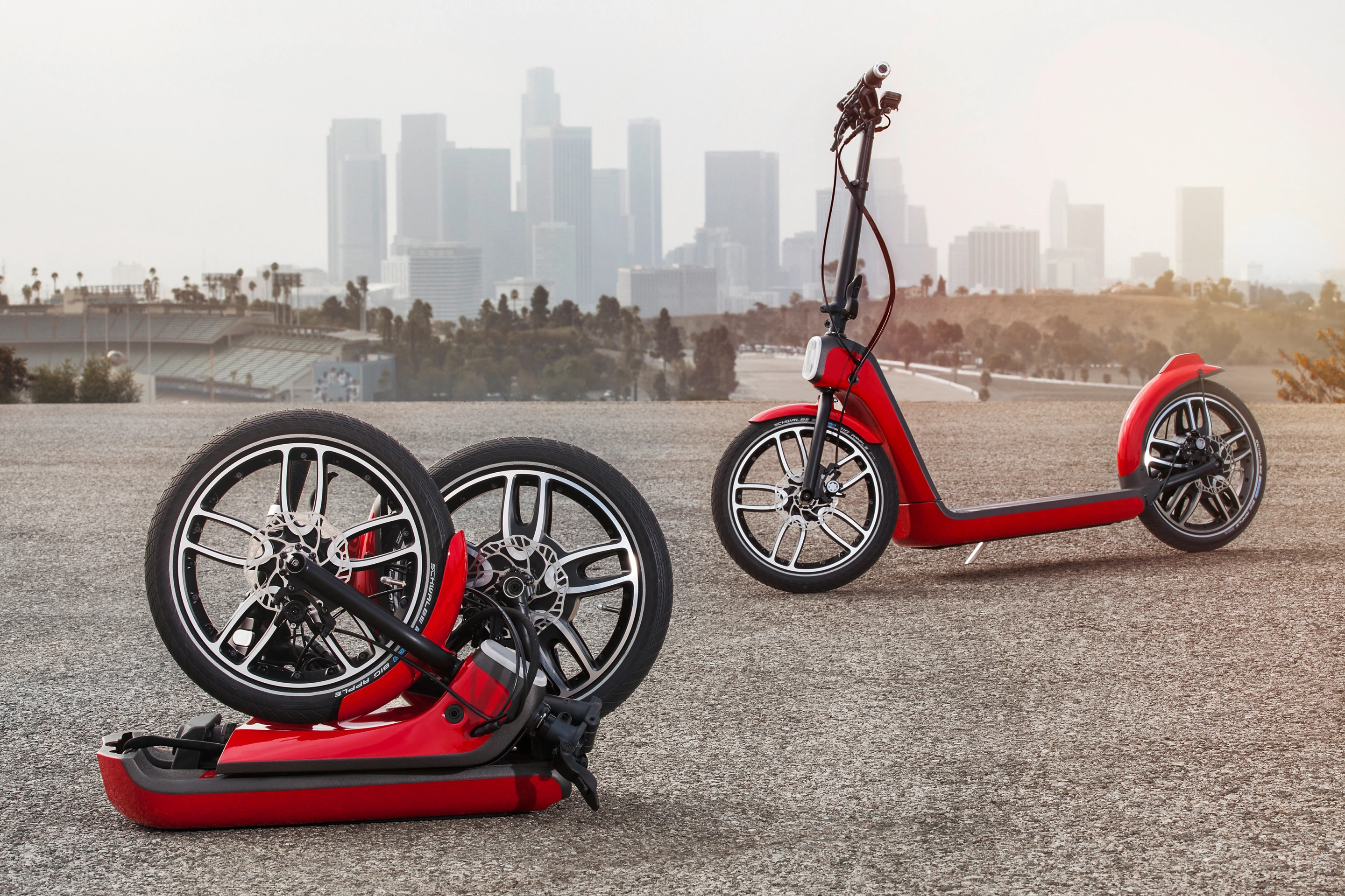 BMW has unveiled its Mini CitySurfer folding electric vehicle concept