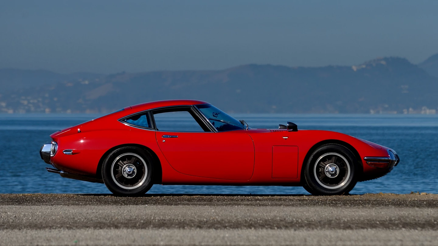 This 1967 Toyota 2000GT has an estimated price of $800,000 to $1,000,000