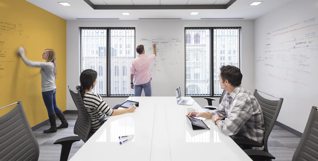 IdeaPaint in the boardroom