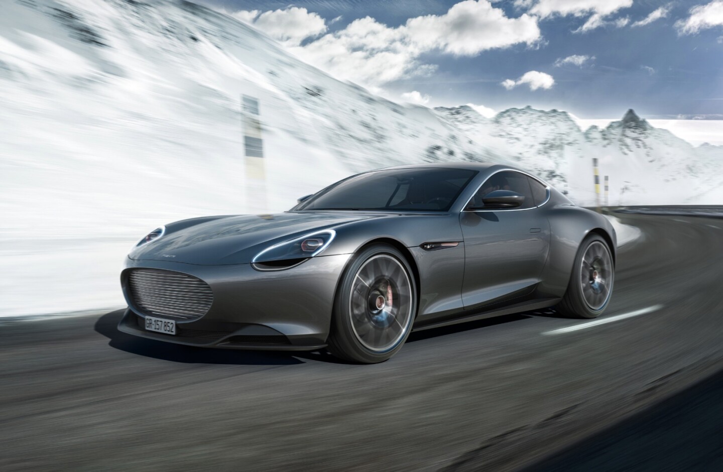 The Mark Zero should be a thrilling sports car to drive, with over 600 horsepower and a weight distribution designed to mimic a mid or rear engined sports car