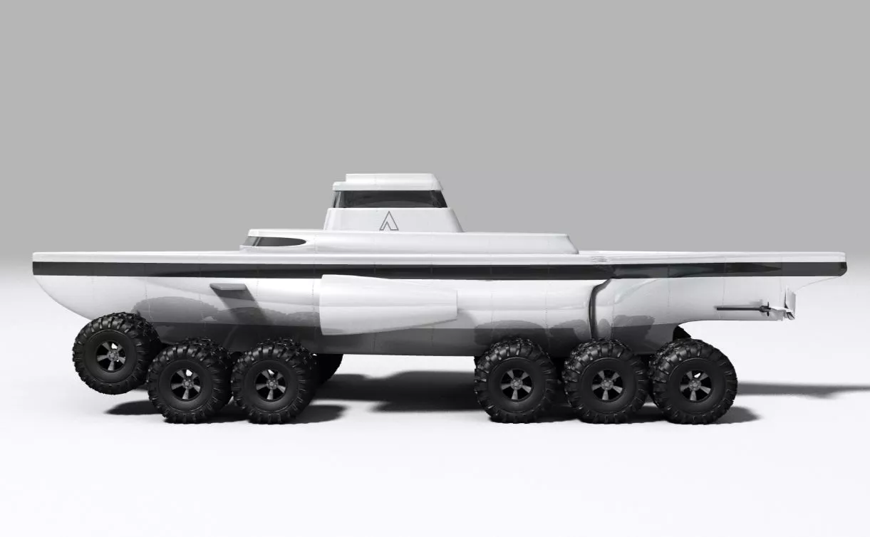 Philip Pauley's proposed Pathfinder submarines would be able to crawl along the sea floor, or move through the water when necessary