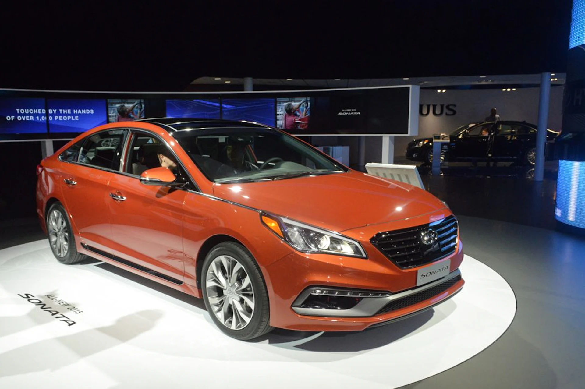 The new 2015 Hyundai Sonata at the 2014 LA Auto Show (Photo: C.C. Weiss/Gizmag)