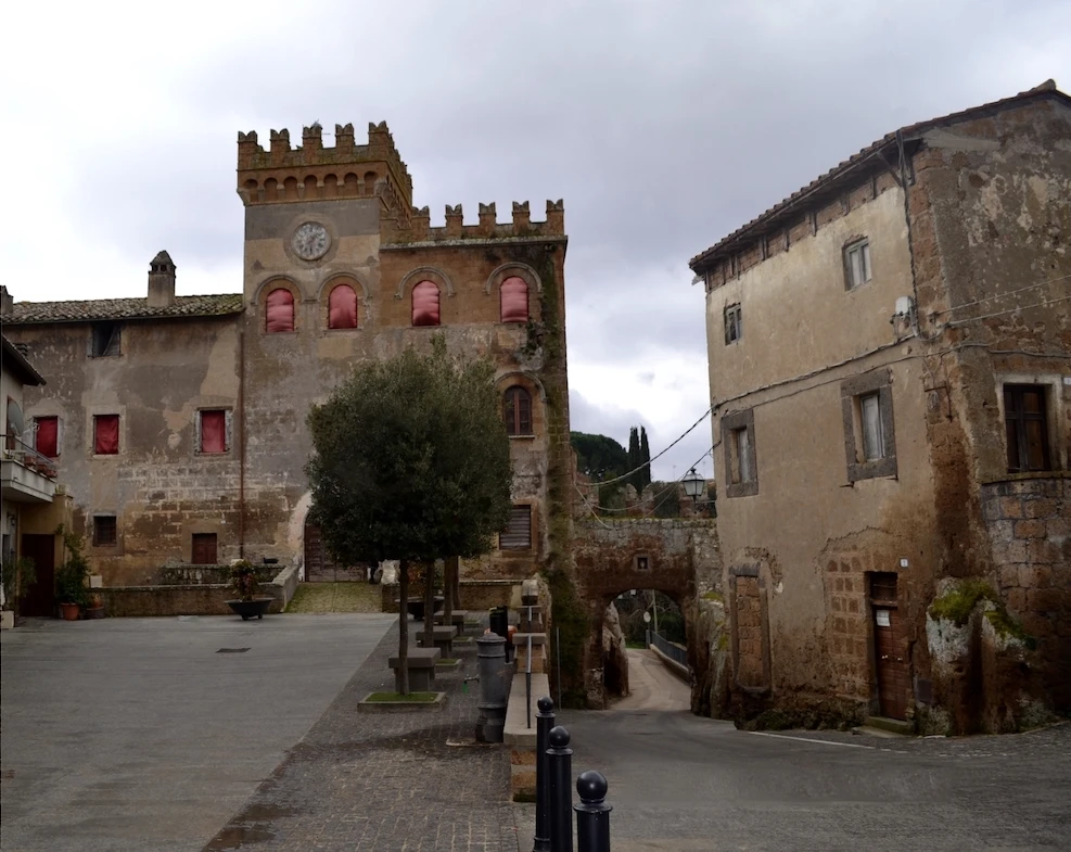 Castello di Blera is a castle located in the center of the village of Civitella Cesi, a small hamlet of ancient Etruscan origin