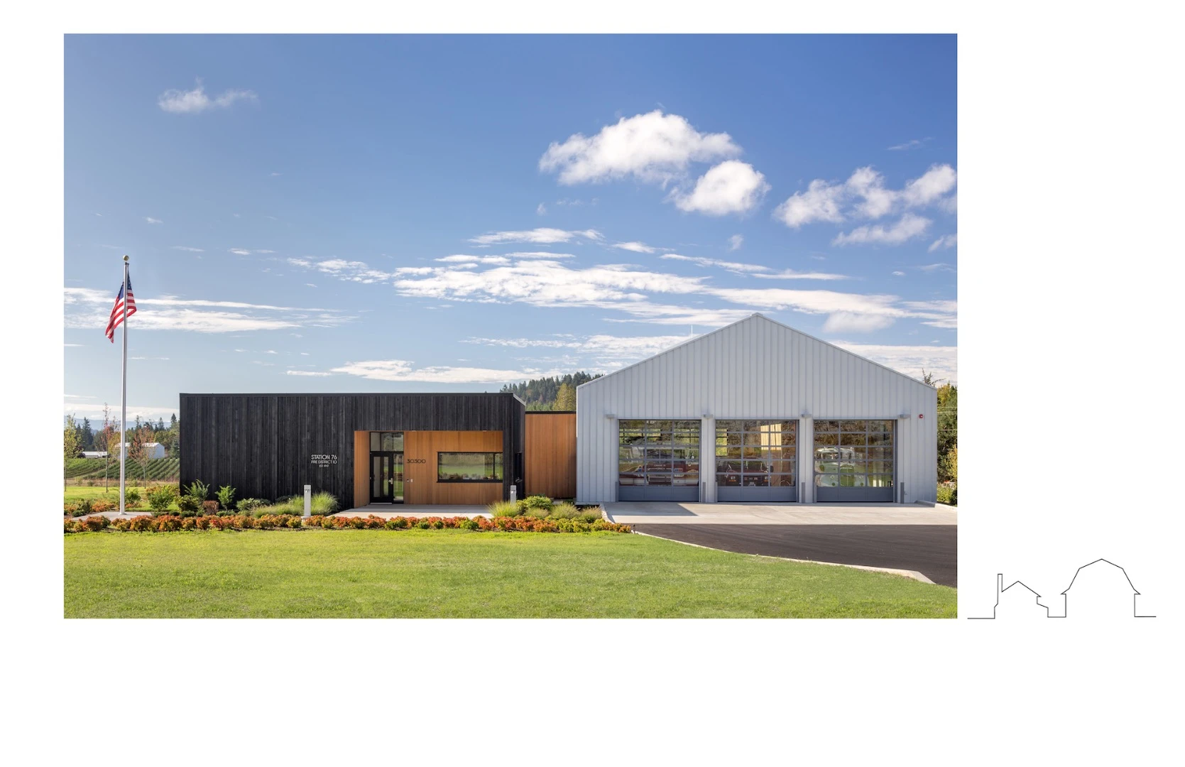 Fire Station 76, by Hennebery Eddy Architects won the Institutional Wood Design award