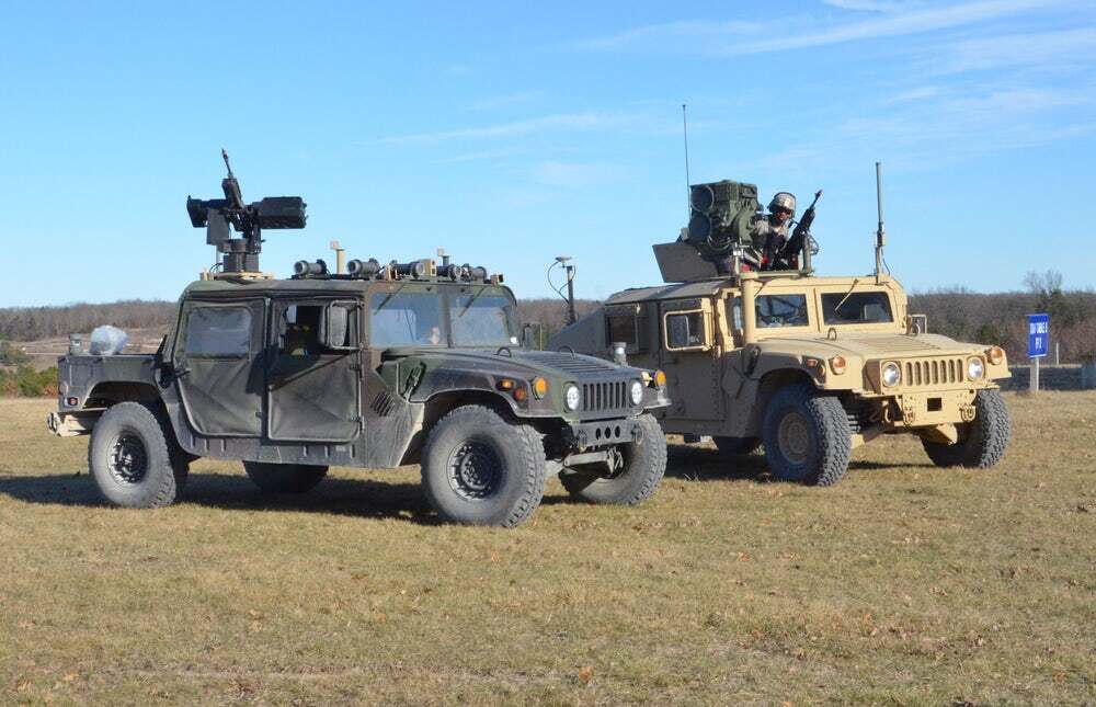 Two vehicles from the new "Wingman" US autonomous weapons program