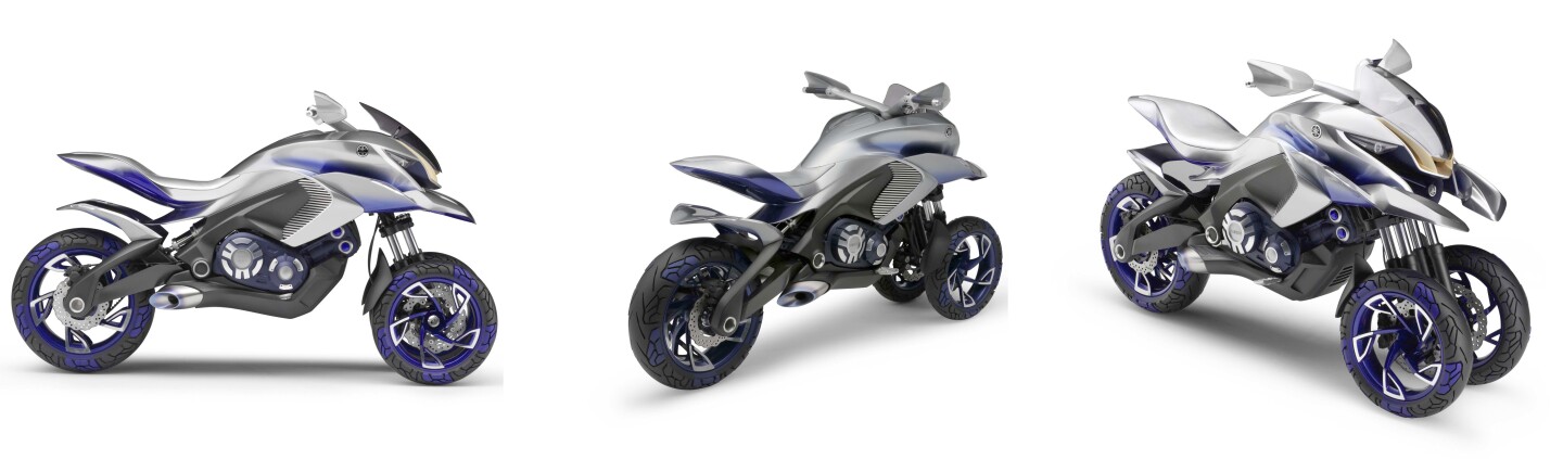 After releasing the three-wheeled Tricity globally early in 2014, further developments of the three-wheeled concept were shown late last year in the form of the 01GEN, a large crossover motorcycle with a twin front wheels layout.