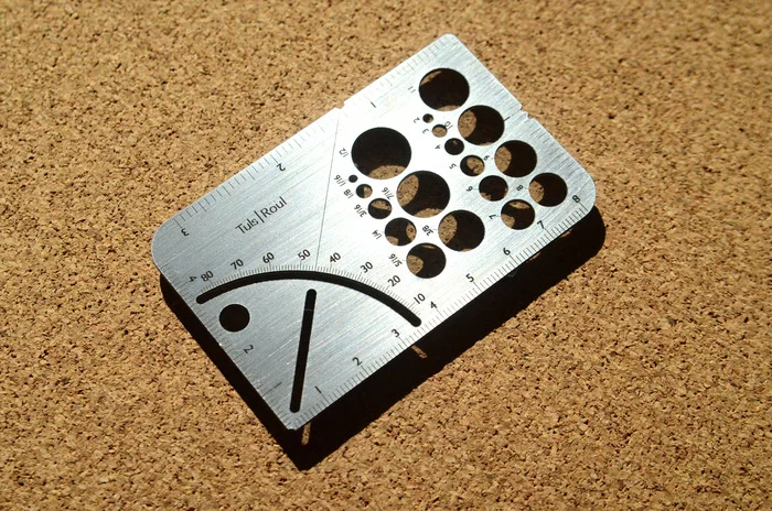 Roul offers metric measurements and a drill guide, amongst other things