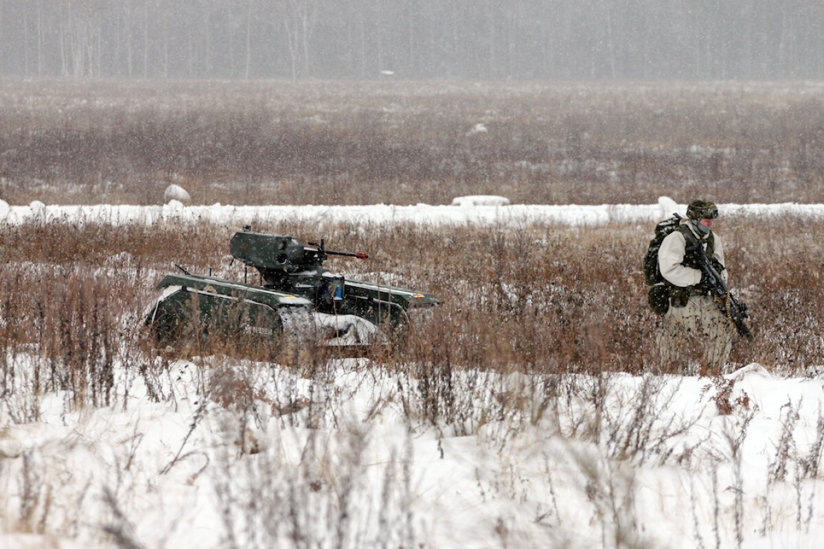 Themis Adder Weaponized Ugv Aces First Live Fire Tests