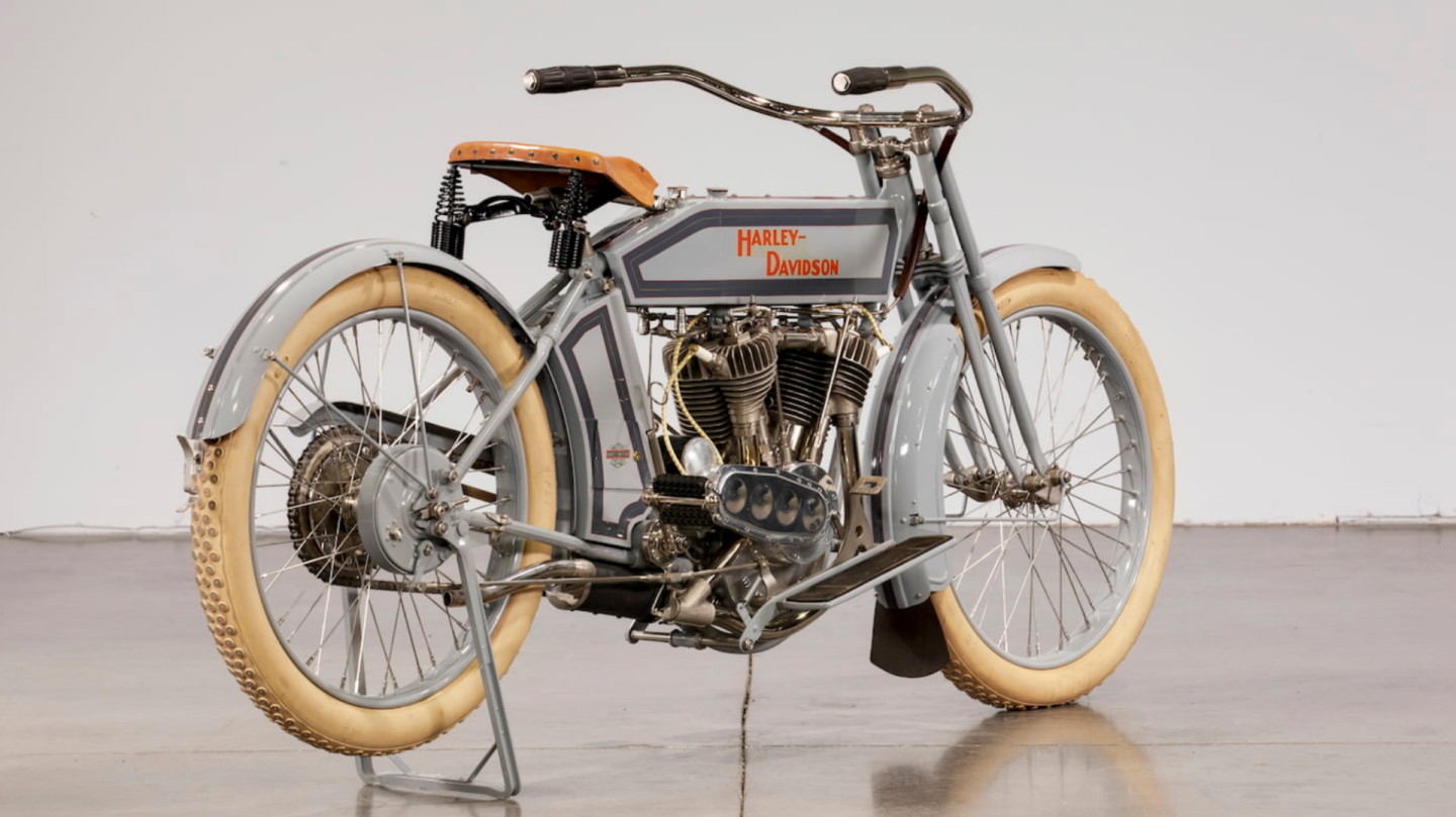 $132,000 | 1914 Harley-Davidson Model 10E Twin | Auction Link: Mecum