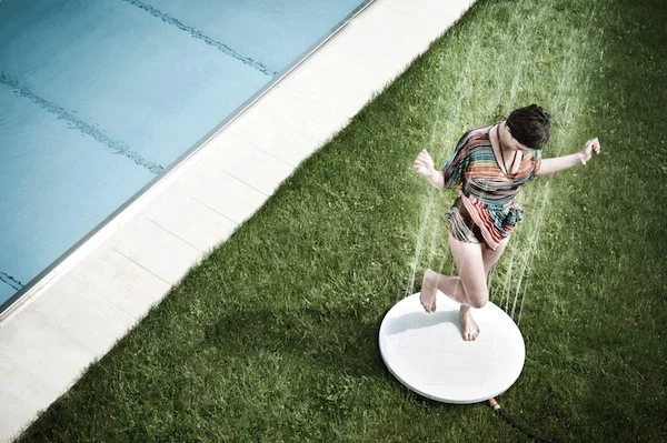 The Viteo Shower offers a portable solution for those who want an outdoor shower with a difference