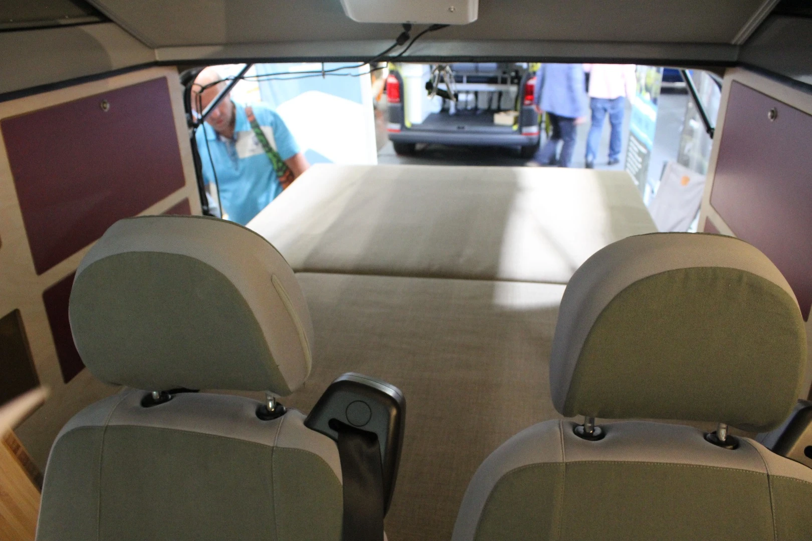 The Bivouac Bed extends out the tailgate so that you can keep the living area in place